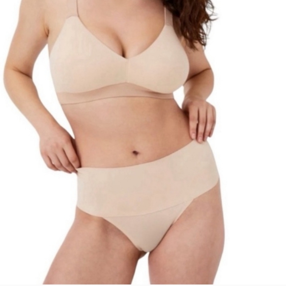 SPANX,NWT,Ecocare Seamless Shaping Thong, in Vintage Rose, Size M